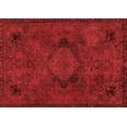 thumbnail image 1 of Ahgly Company Machine Washable Indoor Rectangle Abstract Red Modern Area Rugs, 2' x 3', 1 of 4