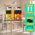 thumbnail image 4 of Dispensador de bebidas Galssmagic de vidrio de 1 galón con soporte, paquete de 2, 4 of 7
