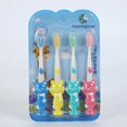 thumbnail image 1 of Se recomiendan cuatro bolsas de cepillos de dientes de cerdas suaves con dibujos de osos para niños, lindos cepillos de dientes para el cuidado bucal del bebé, 1 of 2