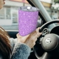 thumbnail image 6 of Rateoe Lilac Glittering Printed Car Guy Gifts for Men Women Tumbler - 20oz/590ml Double Wall Vacuum Insulated Stainless Steel Travel Tumbler Cups with Lid & Straw-Without Straw, 6 of 8