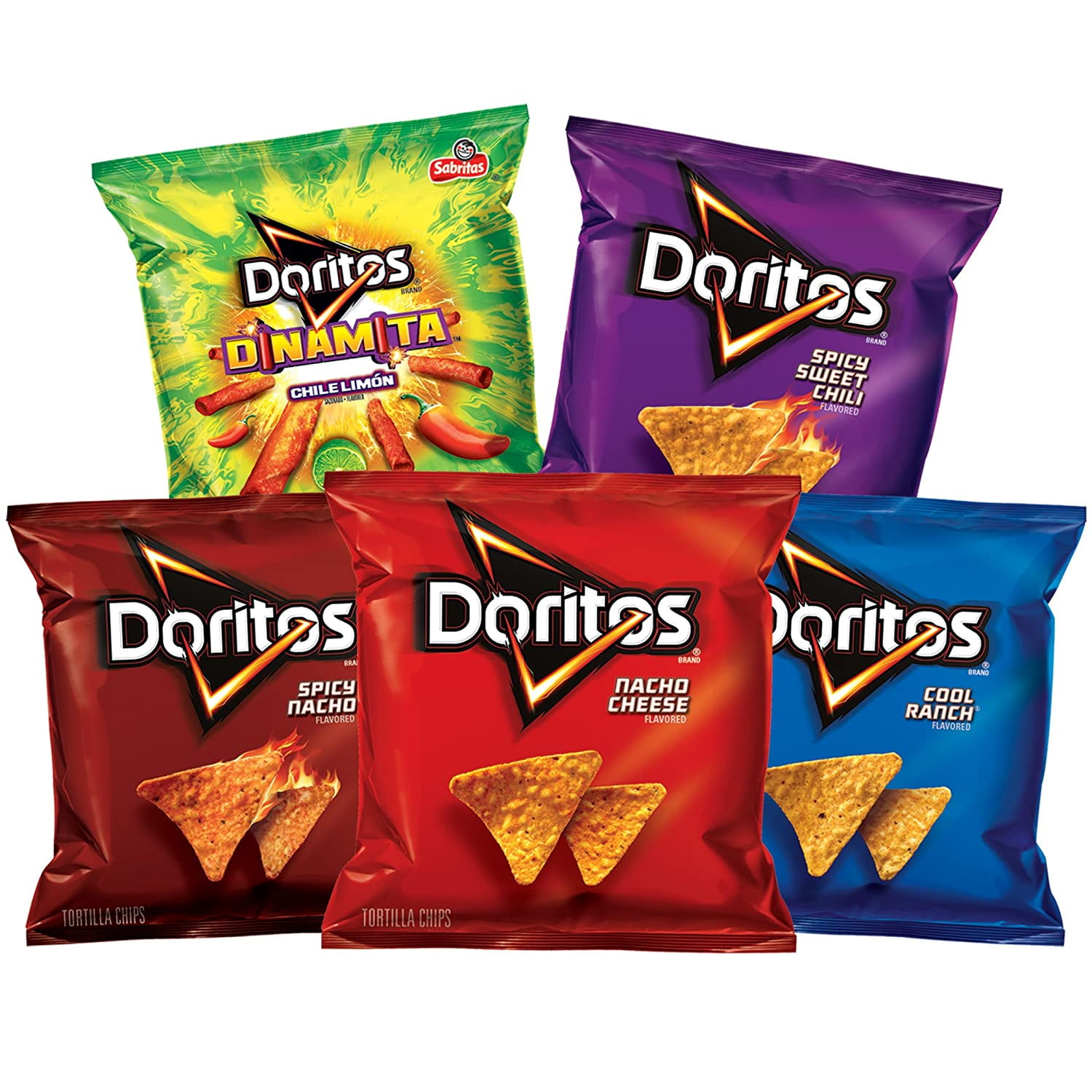 Buy Doritos Flavored Tortilla Chips Variety Pack, 40 Count Online at