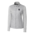 thumbnail image 2 of Women's Cutter & Buck Gray Gonzaga Bulldogs Vault Stealth Hybrid Quilted Full-Zip Jacket, 2 of 3