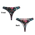 thumbnail image 3 of Balery Paisley Tangas de Algodón para Mujer con Estampado – Ropa Interior Sexy, Transpirable, G-string-4X-Large, 3 of 6
