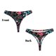 thumbnail image 3 of Balery Paisley Tangas de Algodón para Mujer con Estampado – Ropa Interior Sexy, Transpirable, G-string-3X-Large, 3 of 6