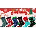 thumbnail image 2 of Mens Christmas Socks Size 39-46,Cotton Crew Socks Funny Holiday Socks Xmas Dress Socks, 2 of 10