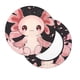 thumbnail image 2 of Disketp Cute Axolotl Sakura Blossoms Funda Redonda para Taburete, Funda de Cojín para Silla de Bar Suave y Elástica-12 inch, 2 of 7