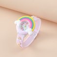 thumbnail image 1 of Reloj para niños de 1 pieza (correa fina morada), reloj de pulsera impermeable para niños, movimiento de cuarzo, diseño de dibujos animados 3D, reloj digital para niños de 3 a 11 años JM, 1 of 3