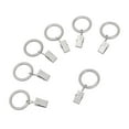 thumbnail image 3 of Mainstays 1” Nickel Curtain Clip Rings (7 Pack), 3 of 4