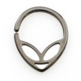 thumbnail image 1 of Alien Bendable Hoop Rings For Nose Septum Ear Cartilage, Daith made of Surgical, 1 of 8