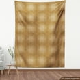 thumbnail image 4 of Ambesonne Abstract Fabric by the Yard Upholstery, Floral Retro Illustration, 1 Yard, Pale Brown Camel, 4 of 5