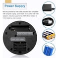 thumbnail image 4 of Rotating Display Stand 360 Degree Motorized Rotating Turntable Display Stand with USB Power Cable for Photography Products and Shows, Black (PVC), 4 of 6