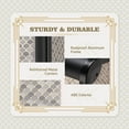 thumbnail image 5 of Byootique Makeup Train Case with Mirror Cosmetic Organizer Art Deco Graphite, 5 of 9