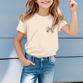 thumbnail image 2 of Girls Clothes Active Shorts Graphic Tops Tees Baseball Tops 7-8 Years Girls Shirts, 2 of 6