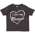 thumbnail image 3 of Inktastic I Love My Meemaw in White Chalk Heart Boys or Girls Toddler T-Shirt, 3 of 5