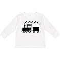 thumbnail image 3 of Inktastic Valentines Day Heart Choo Choo Train Boys Long Sleeve Toddler T-Shirt, 3 of 5