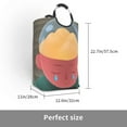 thumbnail image 3 of XMXY Funny Crying Man Rectangular Laundry Basket Organizer , Collapsible Folding Tall Clothes Hampers For Laundry With Handles, 3 of 6
