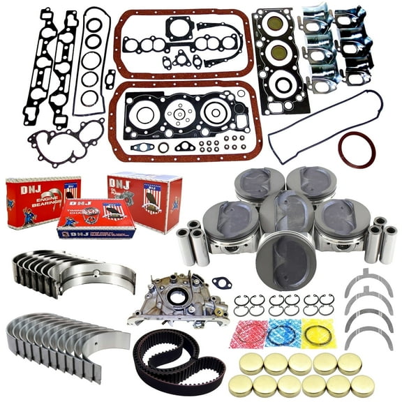 DNJ EK950AM Master Engine Rebuild Kit Fits Cars & Trucks 1993-1995 Toyota 4Runner Pickup T100 3.0L SOHC V6 12V 2959cc 3VZE
