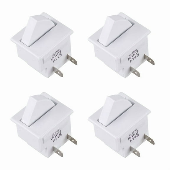 4X Refrigerator Door Lamp Light Switch Replacement Fridge Part Kitchen 5A 125V