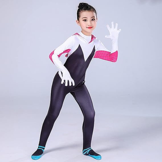 Disfraz De Superheroína Araña Para Niña – Vestido De Tul Con Máscara, Ideal Para Halloween, Carnaval Y Cumpleaños