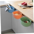 thumbnail image 3 of WHAMVOX 3pcs Food Waste Bin Plastic Kitchen Trash Can for Home Organizing, 3 of 8