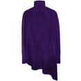 thumbnail image 7 of Wowcloth Woman's Velvet Blouse, Solid Color High Neck Long Sleeve, Elegant and Soft, for Fashion and Daily Wear, 7 of 7