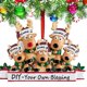 thumbnail image 3 of Adornos de árbol de Navidad de ciervos personalizados, decoraciones colgantes de árboles de Navidad DIY para regalo Zhivalor CPB-US-PSF1327-4, 3 of 5