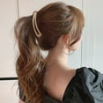 Shenmeida 4PCS Banana Hair Clips, Nonslip Ponytail Holders, Stylish