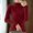 Red, variant on DPTALR George Women's Fashion Casual Solid Color Loose High Neck Base Knitted Sweater,Gray,Big and Tall Men L