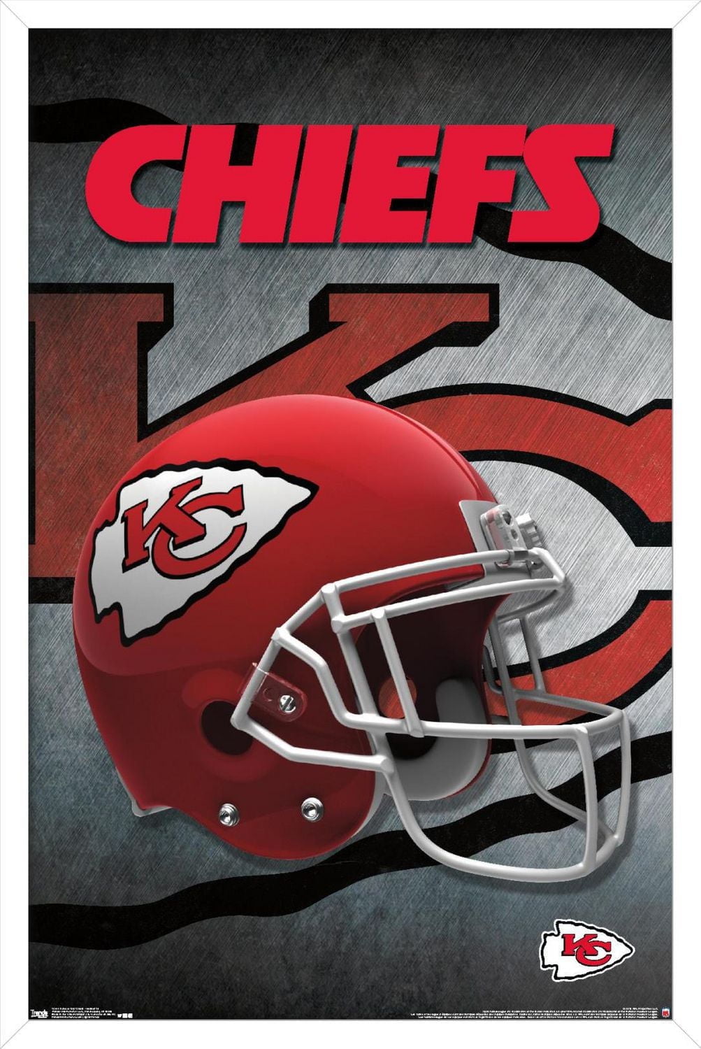 NFL Kansas City Chiefs - Helmet 16 Wall Poster, 22.375" x 34"