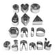 thumbnail image 2 of 33 Piezas de Arcilla Polimérica de Metal para Principiantes, de Formas para Galletas, 2 of 9