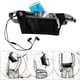 thumbnail image 4 of Riñonera deportiva para exteriores, negra, impermeable, multiusos, para correr, andar en bicicleta y más, 4 of 8