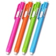 thumbnail image 1 of Retractable Mechanical Eraser Pen, Pen-Style Erasers Assorted Color, 4 Pack, 1 of 7