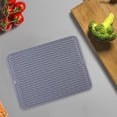 thumbnail image 3 of simhoa Silicone Drain Pad,Dish Draining Mat Non Slip Drying Pad Sink Drying mat for Dark Gray, 3 of 7
