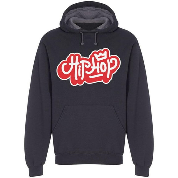 Hip Hop Graffiti Slogan Hoodie Men -Image by Shutterstock, Male XX-Large