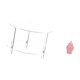 thumbnail image 5 of Mesa Auxiliar Acrílica Para Sala De Estar Con Tapa De Jarrón De Cerámica Tipo Tarro De Jengibre, Ideal Para Arreglos Florales. Mueble De Noche De Fácil Montaje Con Espacio De Almacenamiento., 5 of 8