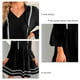 thumbnail image 5 of Vestido Casual ANGGREK con cuello en V y volantes Para mujer con Dobladillo de Línea A, 5 of 6