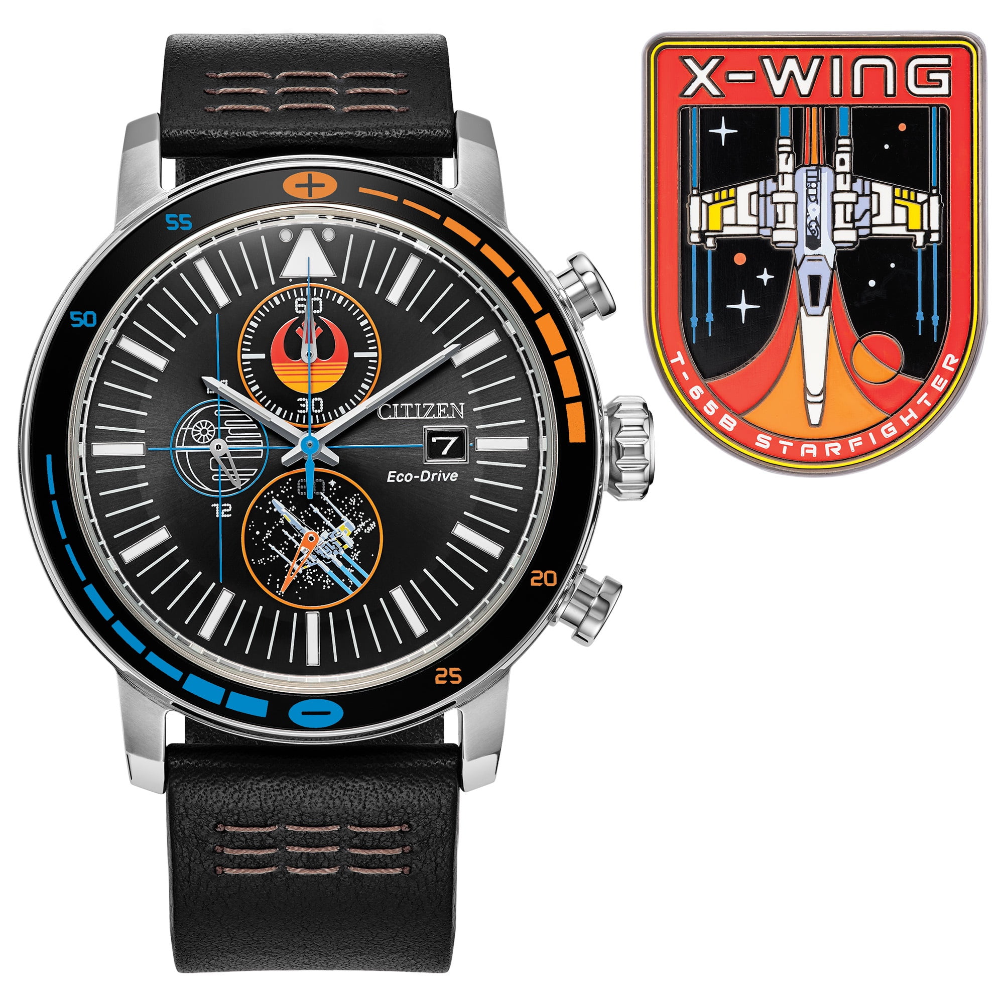 Rebel Pilot Citizen Millennium Falcon Watch Jg2108 52w Digital