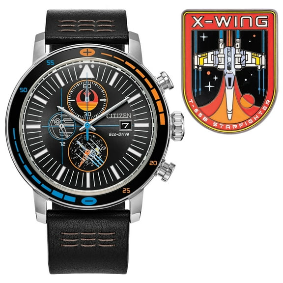 Citizen Eco-Drive Men's Star Wars Rebel Starfighter Boxed Set Chronograph Watch - CA0870-43W