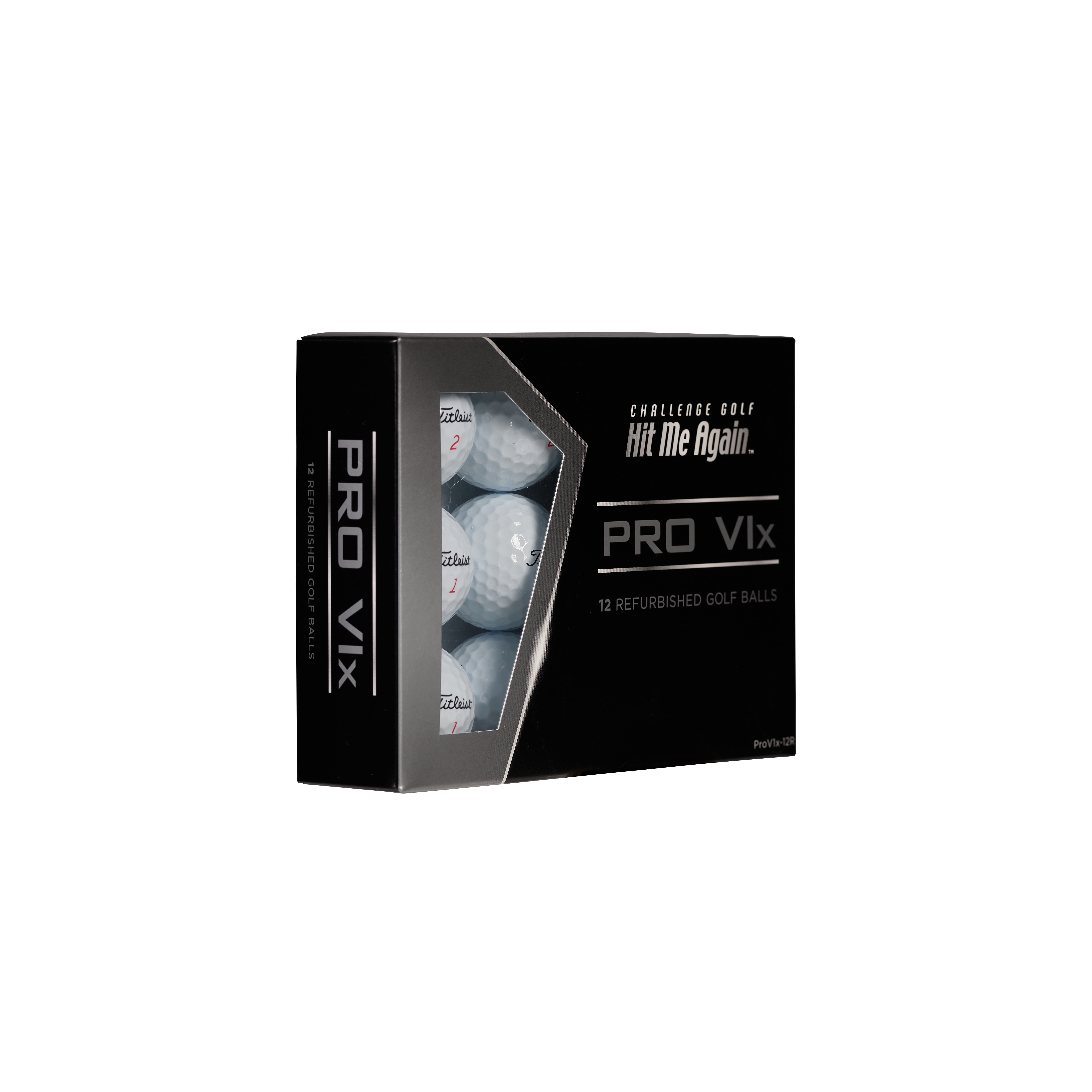 (2 pack) Hit Me Again ProV1X Used Golf Balls, 12 Pack