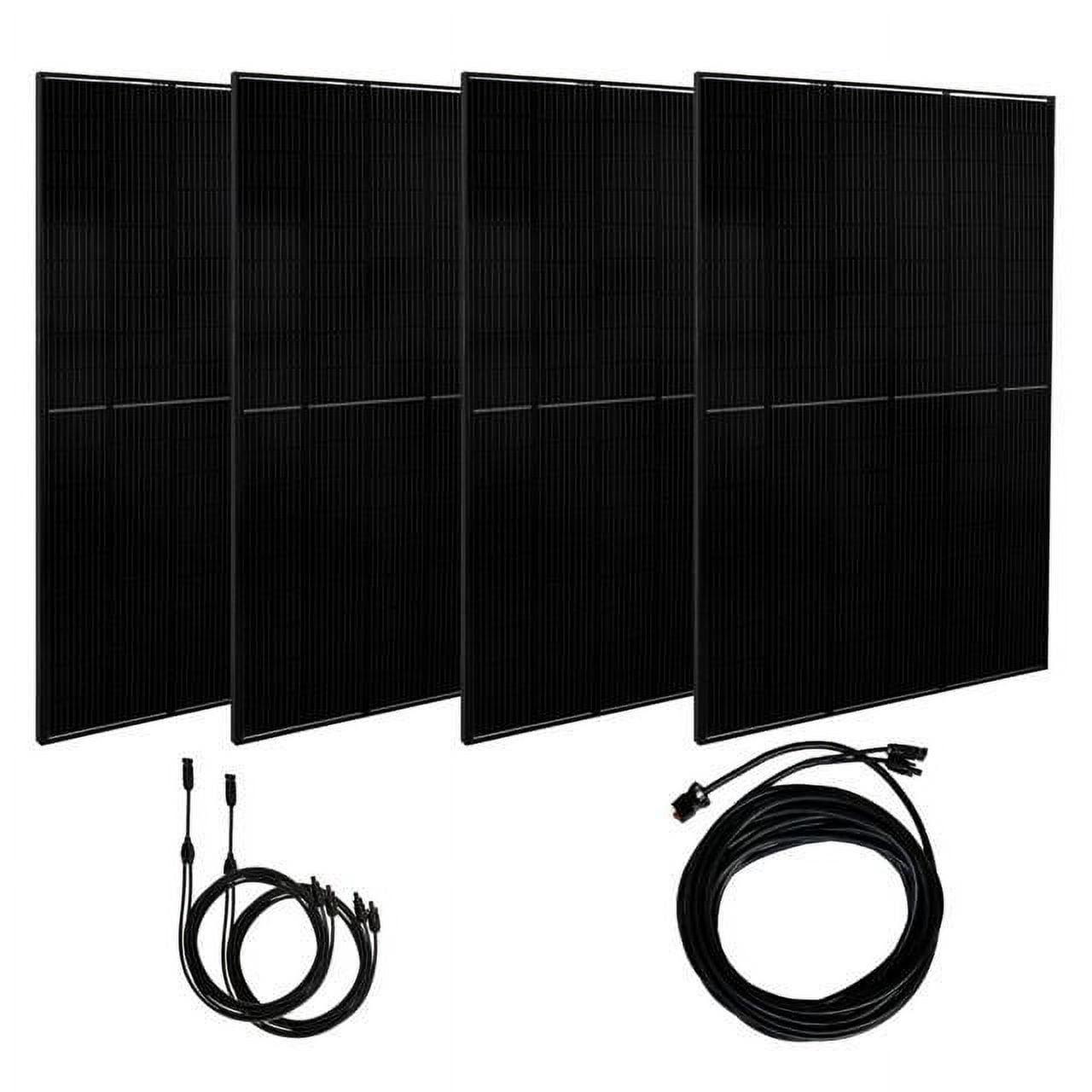Nature’s Generator 4800Wh 7200W Powerhouse with 4pcs 410W Solar Panels &Wind Turbine