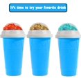 thumbnail image 5 of Slushy Cup 500ml Slushie Maker Ice Cup Silica Cup Pinch Cup Summer Cooler Smoothies Cup Double Layer Squeeze Cup Slush Maker Cup Home DIY Smoothie Cup for Children and Adult, 5 of 5