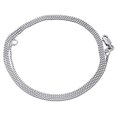thumbnail image 2 of 10K White Gold 0.50MM Solid Box Chain Necklace 22" Length, 2 of 9