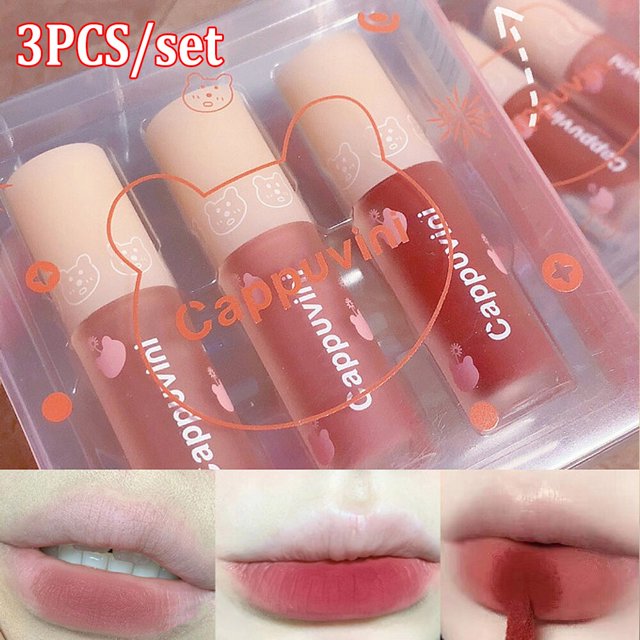 Pintalabios líquido mate, resistente al agua, duradero, hidratante, Sexy, brillo de labios, taza antiadherente, maquillaje, tinte de labios de terciopelo rojo, maquillaje cosmético Gao Jinjia LED