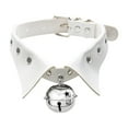 thumbnail image 4 of Collar de gargantilla punk Yinane con colgante de campana blanco para mujer Año Nuevo, 4 of 7