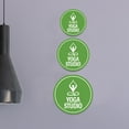 thumbnail image 3 of Circle Plus Yoga Studio Wall or Door Sign | Easy Installation | Business & Studio Signage - Medium, 3 of 7