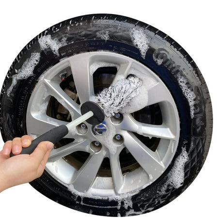 

Geruite Car Wheel Brush Automotive Wheel Brush Car Detailing Brushes for Wheel/Tire/Rim 17-Inch Car Tire Rime Wheel Brush Wheel Brushes for Cleaning Wheels Rims & Tires Car Wash Towels vividly