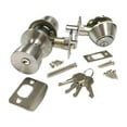 thumbnail image 1 of RV Knob & Deadbolt Door Lock Set, Brass - D-084SC, 1 of 4