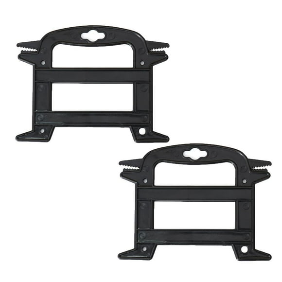 LOVIVER 2 Pieces Sturdy Rope Winder Organizer Cord Holder Rope Ladder Outdoor Black
