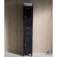 thumbnail image 3 of Pemberly Row Contemporary Tall Bathroom Linen Cabinet in Espresso, 3 of 6