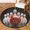 Multicolour 2, variant on CURLYOOT Round Rug 3ft Bowling Ball Sport Area Rug, Washable Circle Mat Non Slip Floor Carpet Mat, Soft Indoor Rugs for Entryway Living Room Dining Room Bedroom